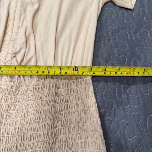 🤍✨ Roxy “Island View” Smocked Midi Dress | New With Tags | Size L - Picture 4 of 9